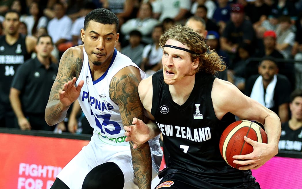 Walter Brown of New Zealand. FIBA Asia Cup Qualifier - New Zealand Tall Blacks v Philippines at Spark Arena, Auckland, New Zealand on  Sunday 23 February 2025. © Photo: David Rowland / Photosport