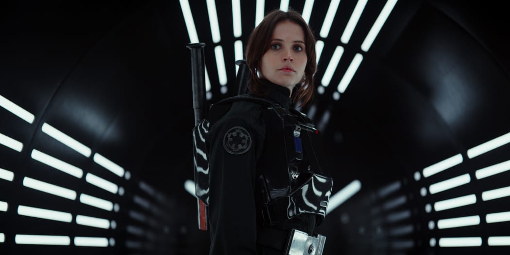 Felicity Jones as Jyn in Rogue One: A Star Wars Story
