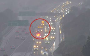 Six-car crash blocks lane on SH1 in Wellington