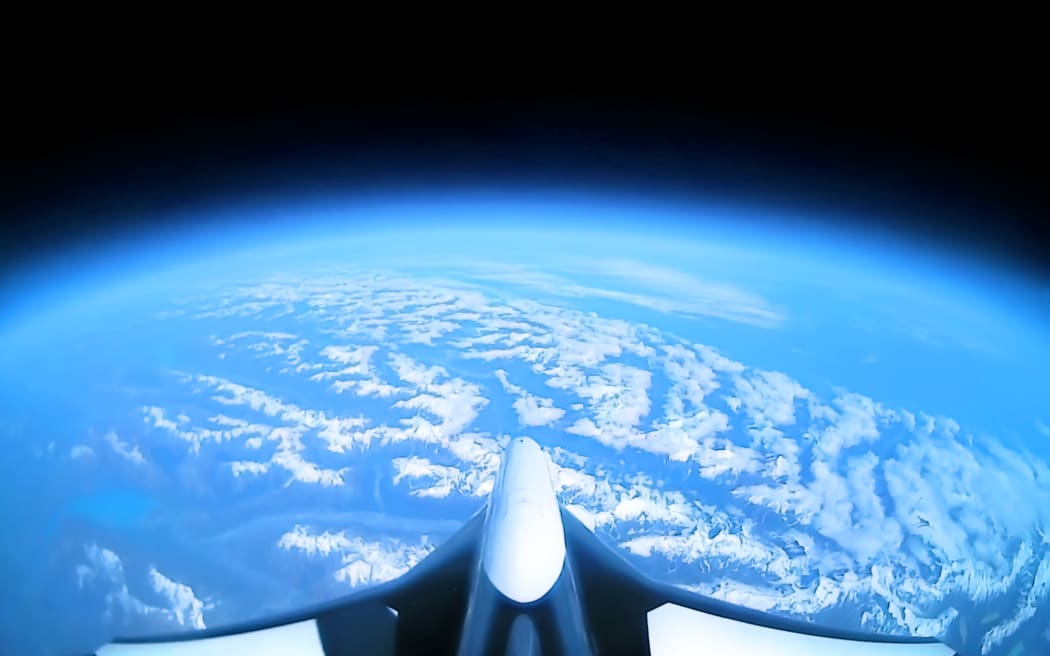 Dawn Mk-II Aurora in flight at 82,500 feet