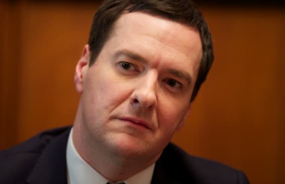Chancellor George Osborne.