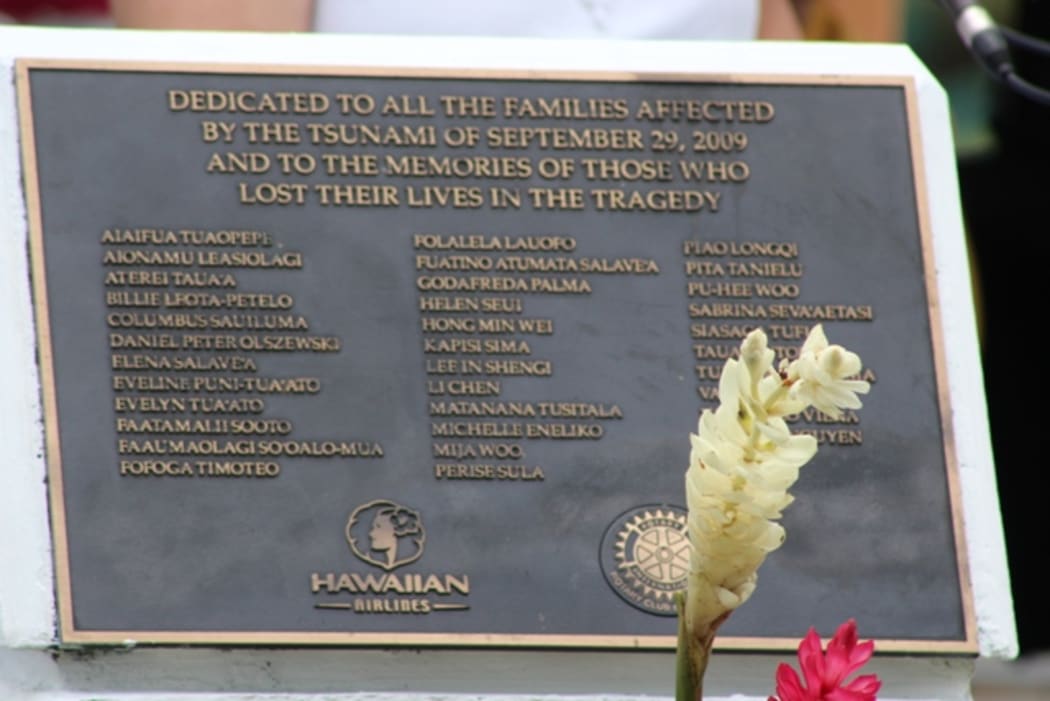 American Samoa tsunami memorial