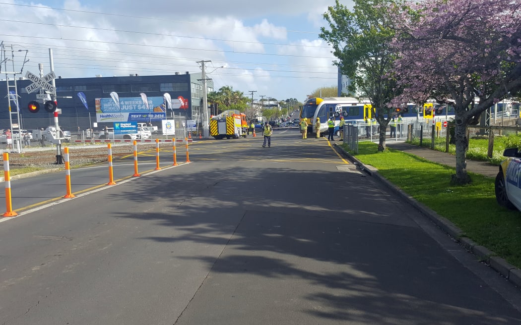 The scene of the crash.