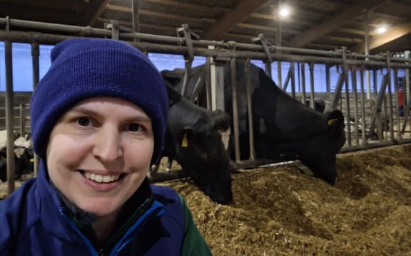 German dairy farmer Jana Gäbert
