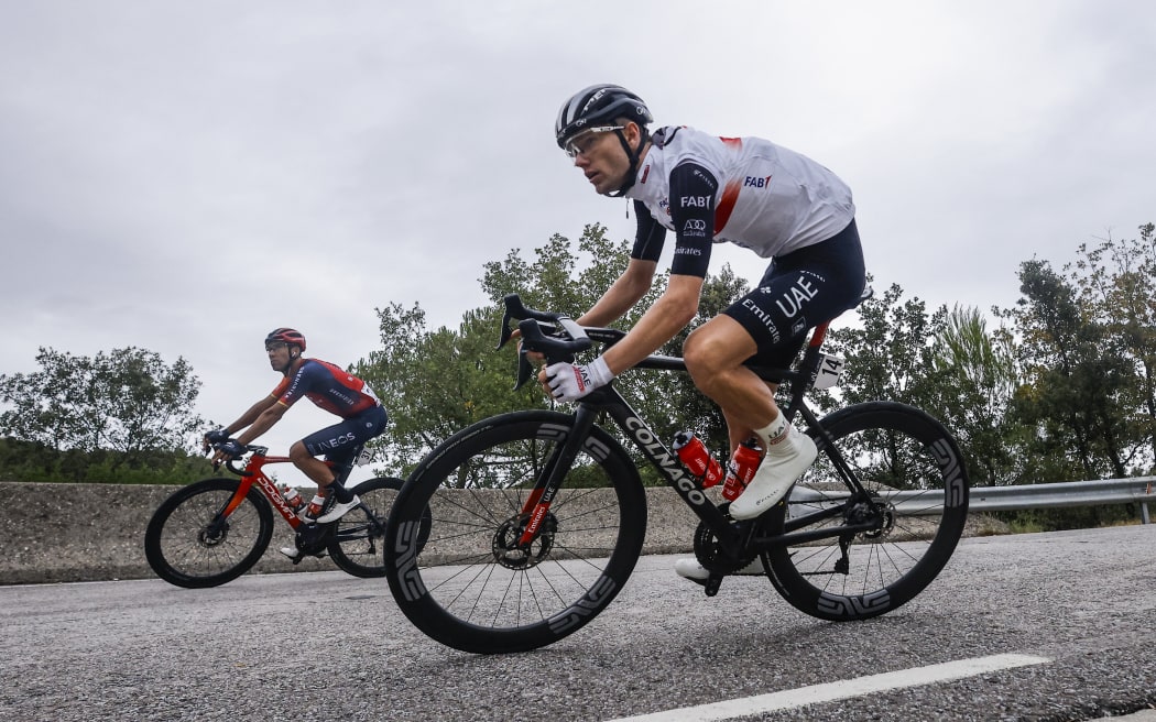 Finn Fisher-Black of UAE Team Emirates during Vuelta a Espana 23