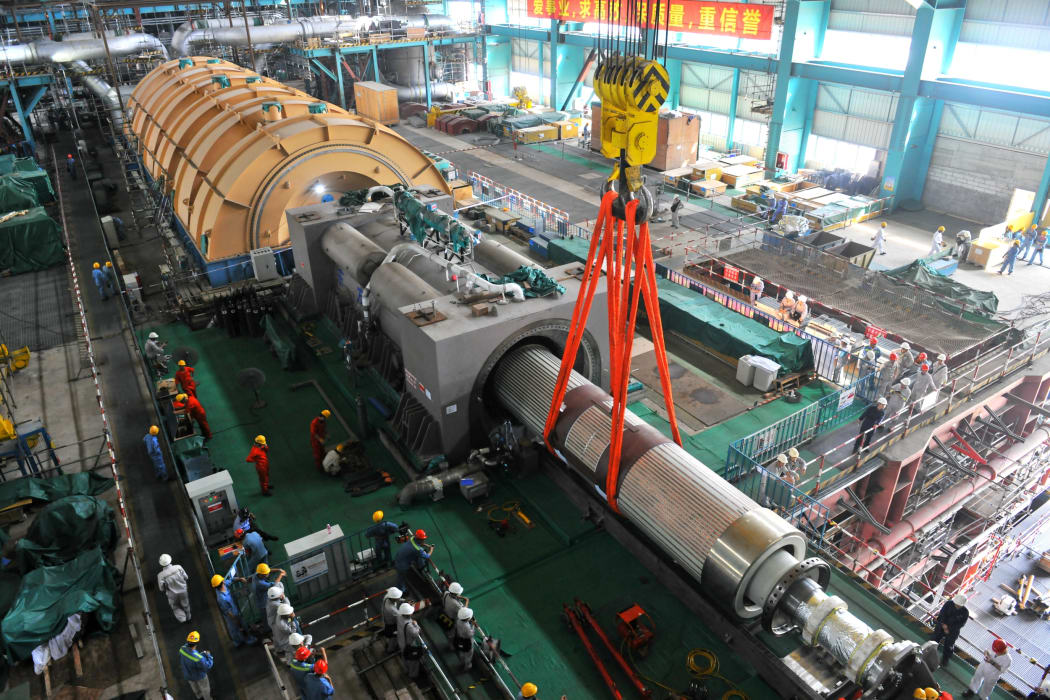Taishan nuclear power plant No. 1 unit in China's Guangdong Province.