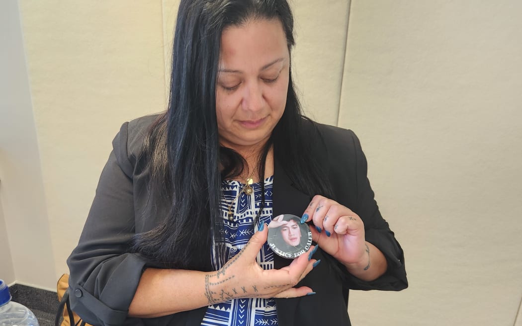 Caleb Moefa'auo's mum, Justine Lauese.