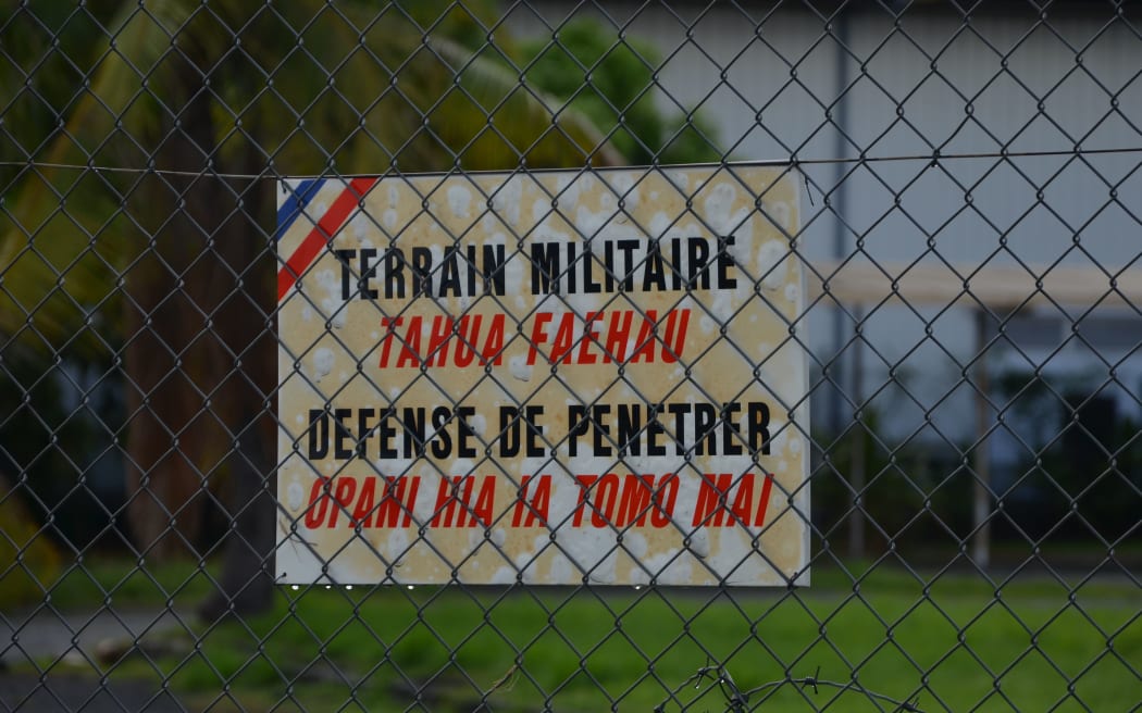 Disused French military base in Tahiti