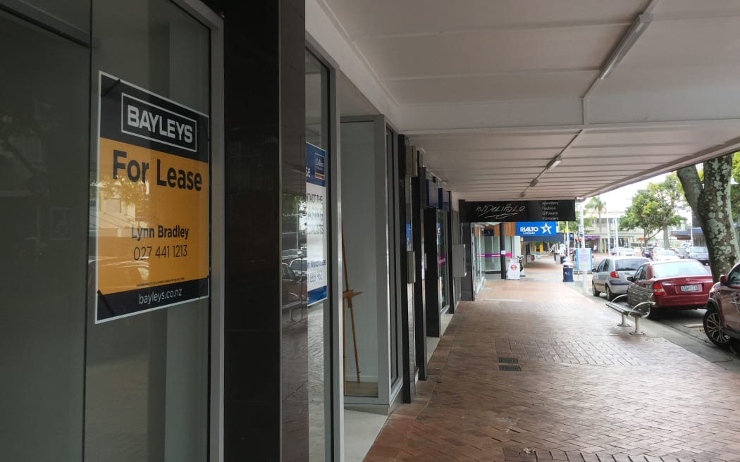 'For lease' signs are common around Tauranga's CBD