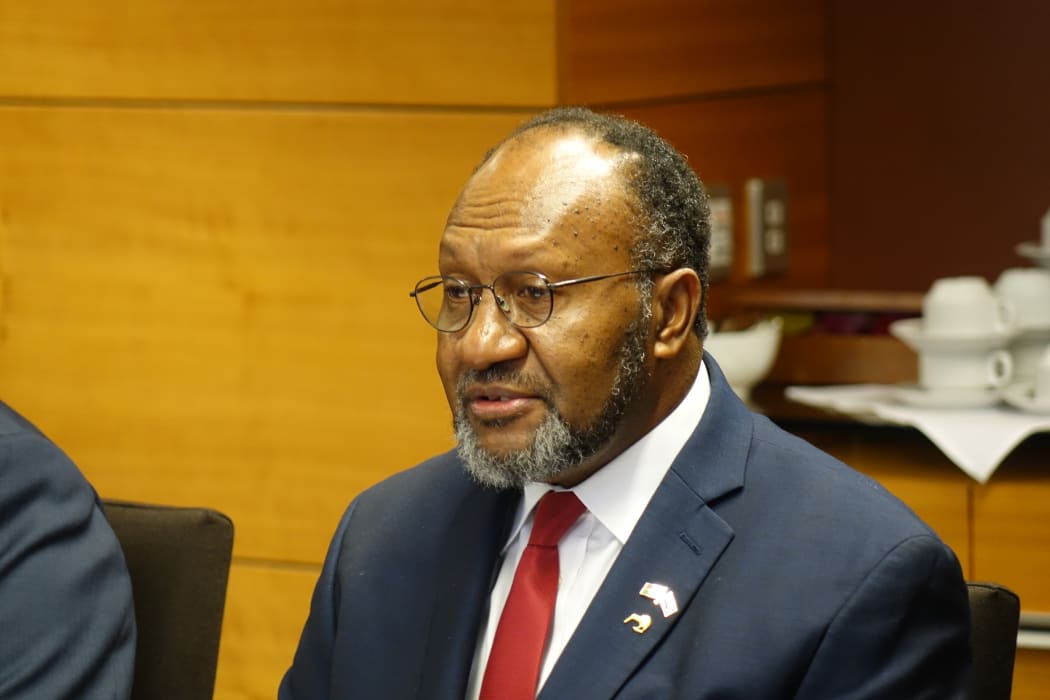 Vanuatu's prime minister Charlot Salwai in New Zealand