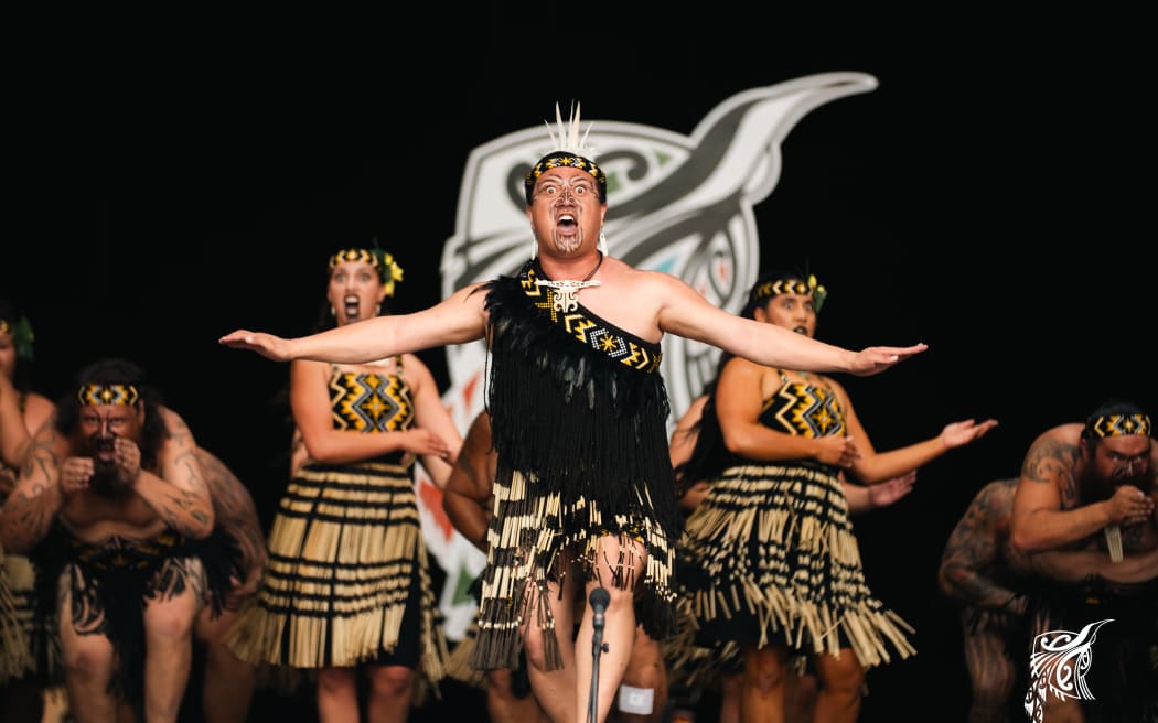 Angitū performing during the second day of Matatini 2025.