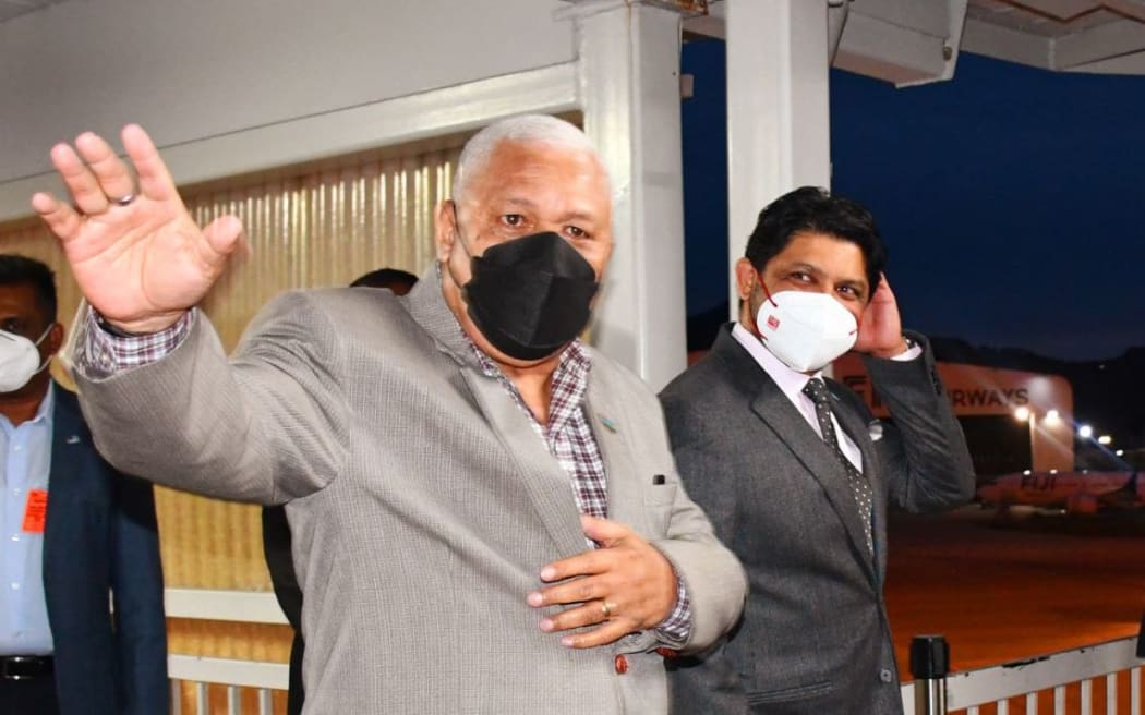 Fijian Prime Minister Frank Bainimarama has returned back to the country after spending over two months at a Melbourne hospital recovering from a heart surgery.