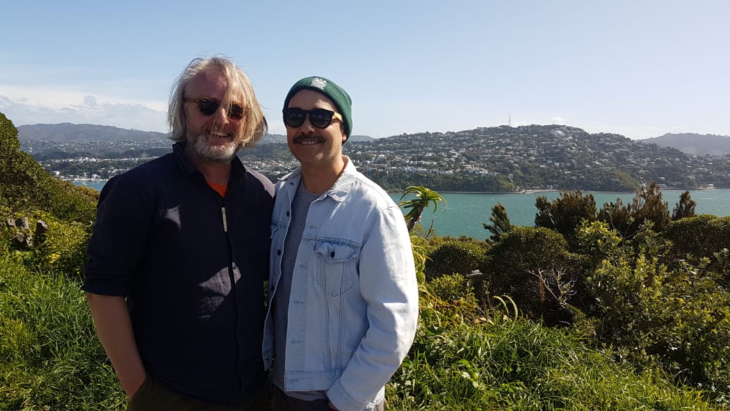 Alistair Fraser and Riki Gooch at Piki Ki Maupuia