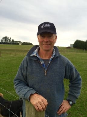 Organic farmer Allan Richardson