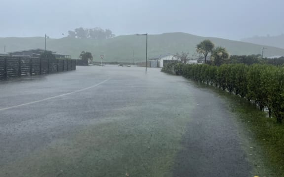 Flooding in Sponge Bay, Gisborne
