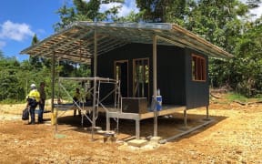 Village construction for the Woodlark Gold Project.