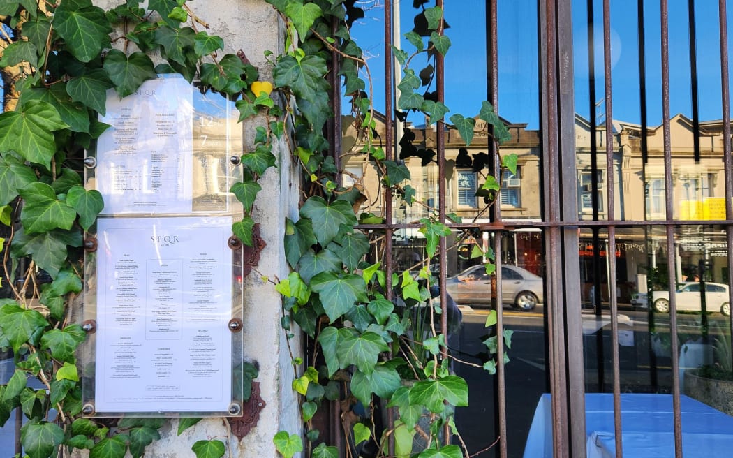 The popular Italian restaurant, SPQR, on Auckland's Ponsonby Road is closed as it goes into voluntary liquidation.