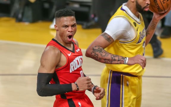 Houston Rockets guard Russell Westbrook.