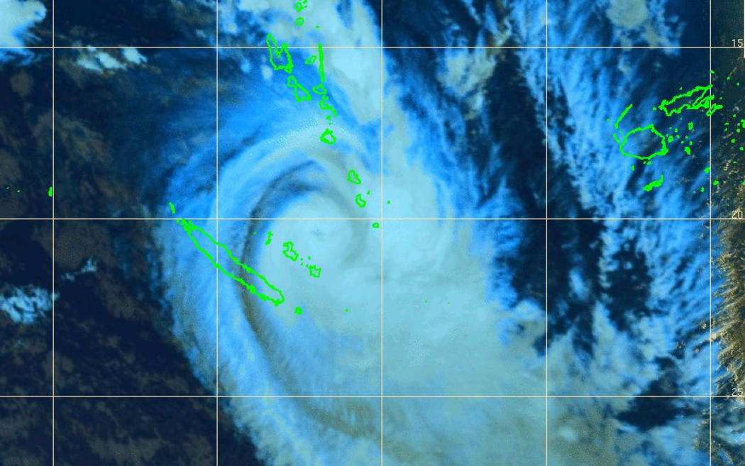 Tropical Cyclone Hola over New Caledonia
