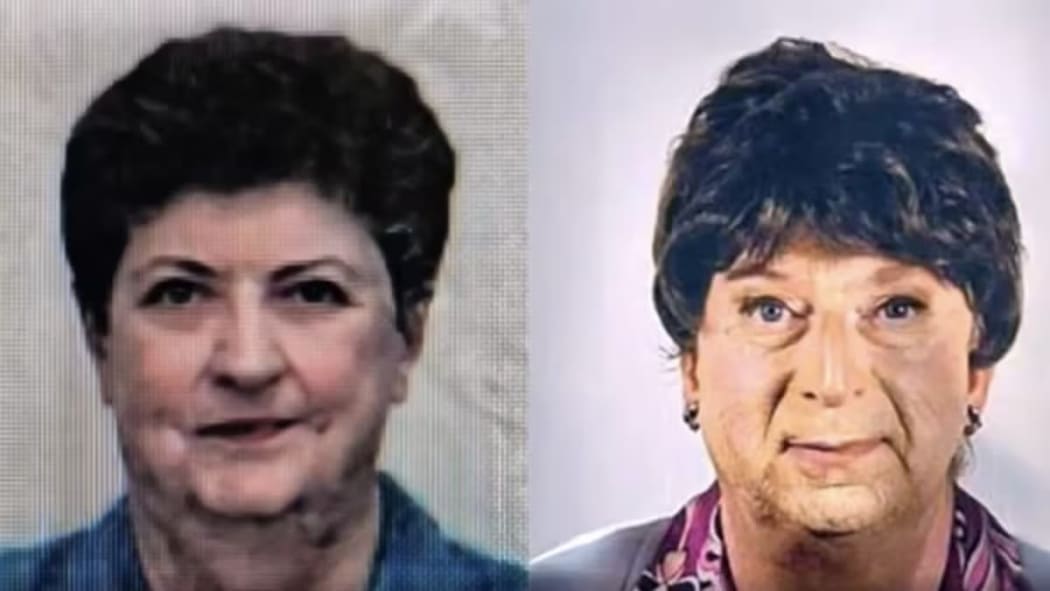 Graziella Dall'Oglio (left) and her son (right), who has not been named.