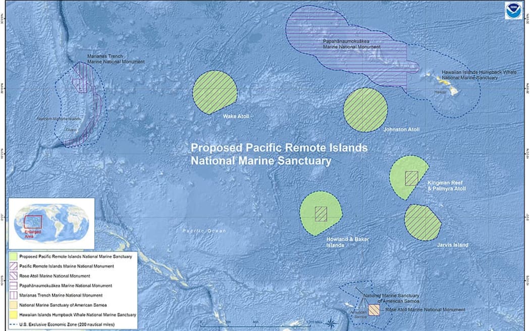 Proposed Pacific Remote Islands National Marine Sanctuary.