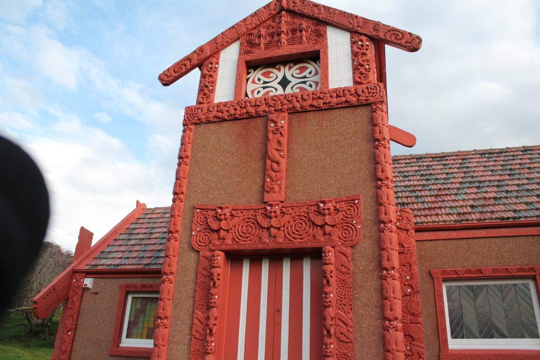 The Wharenui, Tamatea at Otakou Marae.