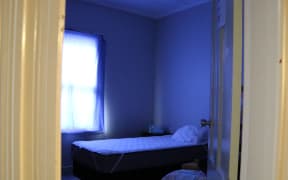 A bedroom in the new shelter