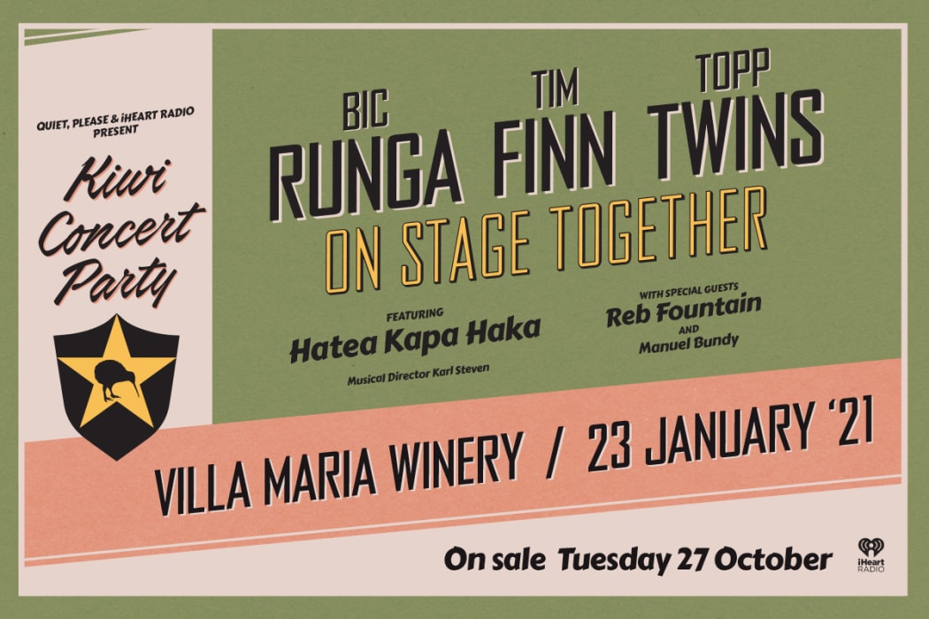 Kiwi Concert Party Poster