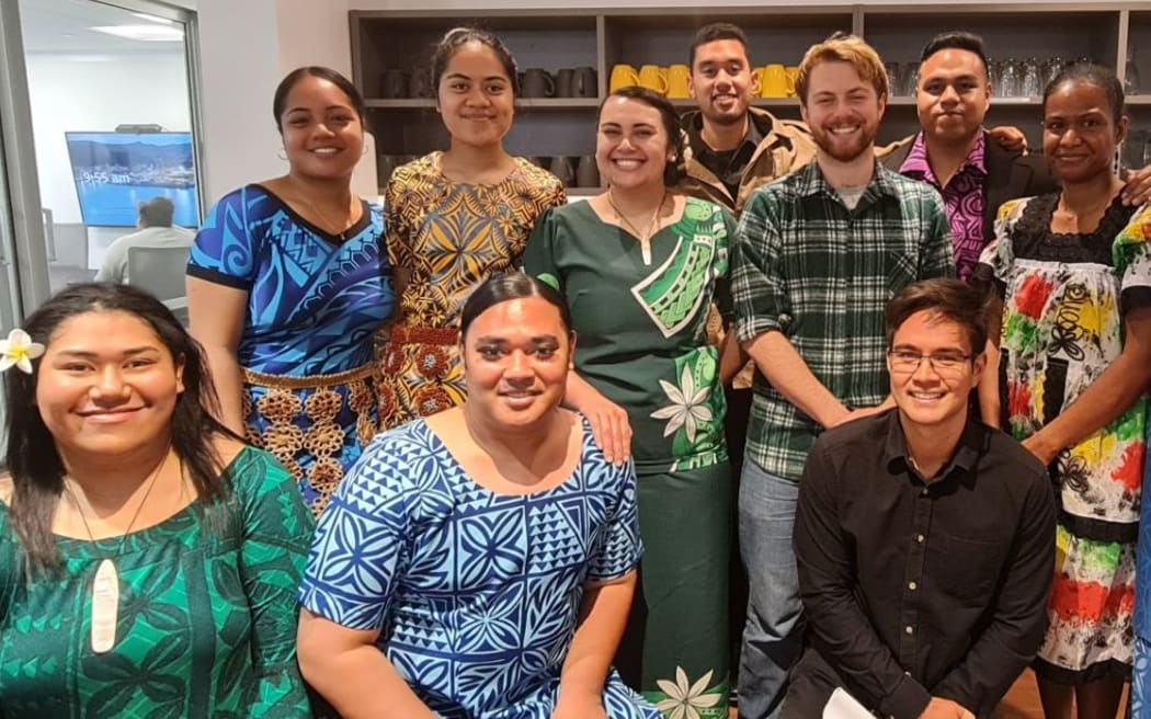 Pasifika students supporting the Fale Malae Trust