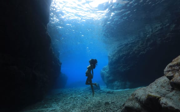 Sachiko Fukumoto initially wanted to give birth in the ocean.