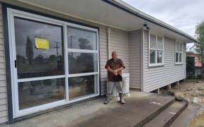 Wairoa resident Huki Henare's home was damaged during Cyclone Gabrielle.