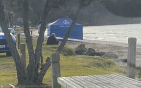 Body at Arkles Beach in North Auckland