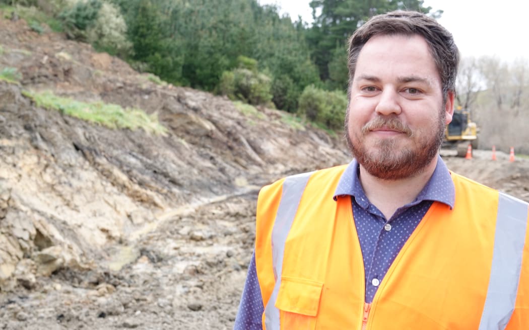 Council group manager for infrastructure Chris Chapman says the wet soil is sliding away from hard rock below.