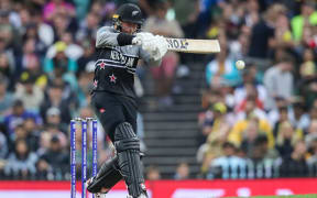 Devon Conway in action at the SCG, 2022.
