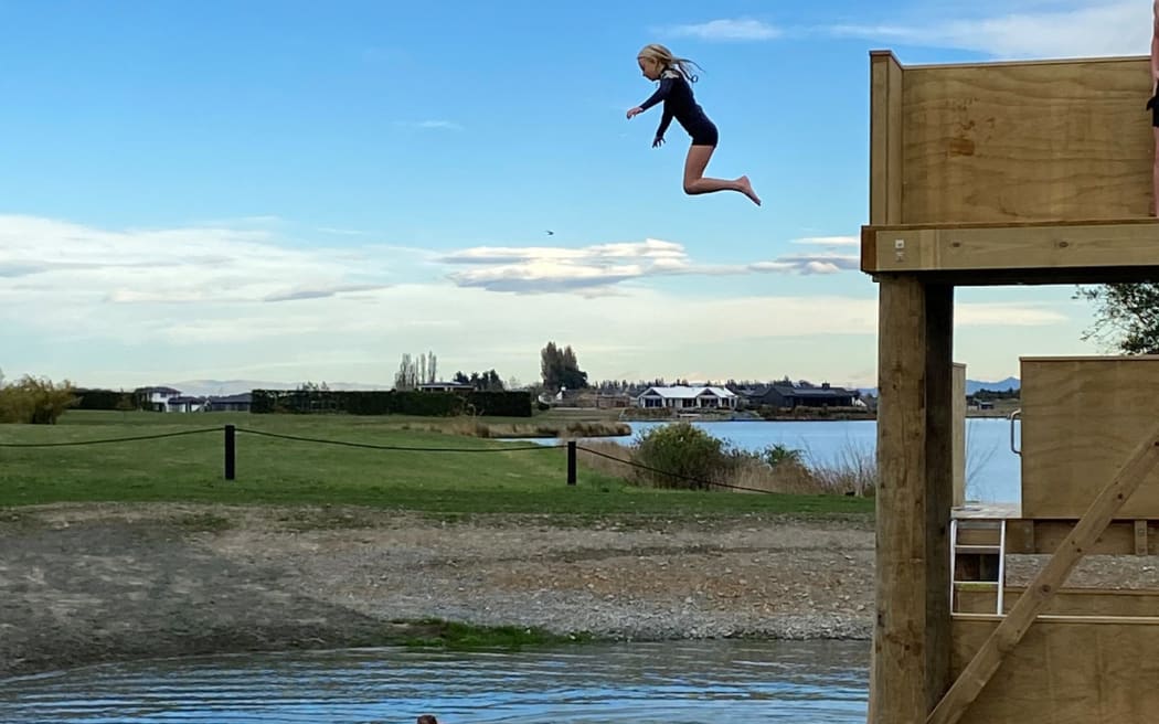 A purpose-built 4m deep dive pond next to Lake Hood was added earlier this year.