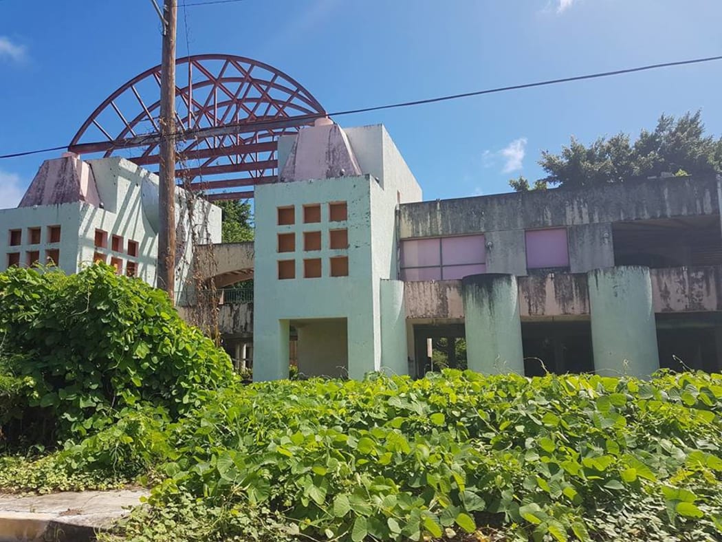 Soon to be renovated delapidated mall in the CNMI