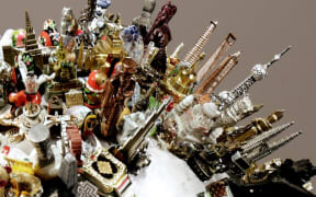 Kosmos, the centrepiece of Ruth Watson's exhibition.