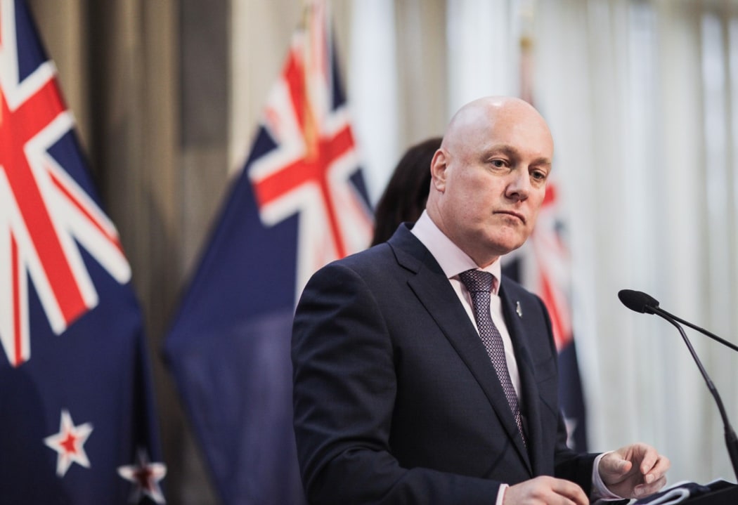 Chris Luxon gives first press conference as National leader