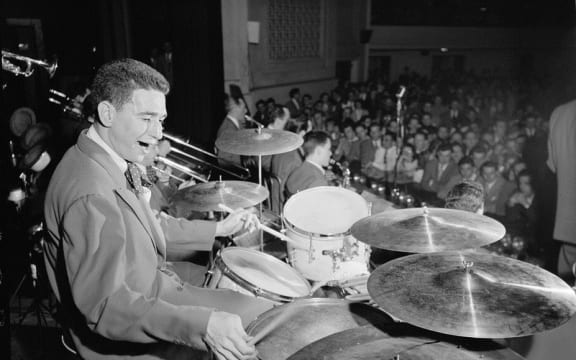 Shelly Manne, Art Pepper, and Bob Gioga, 1947 or 1948