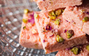 Rose burfi