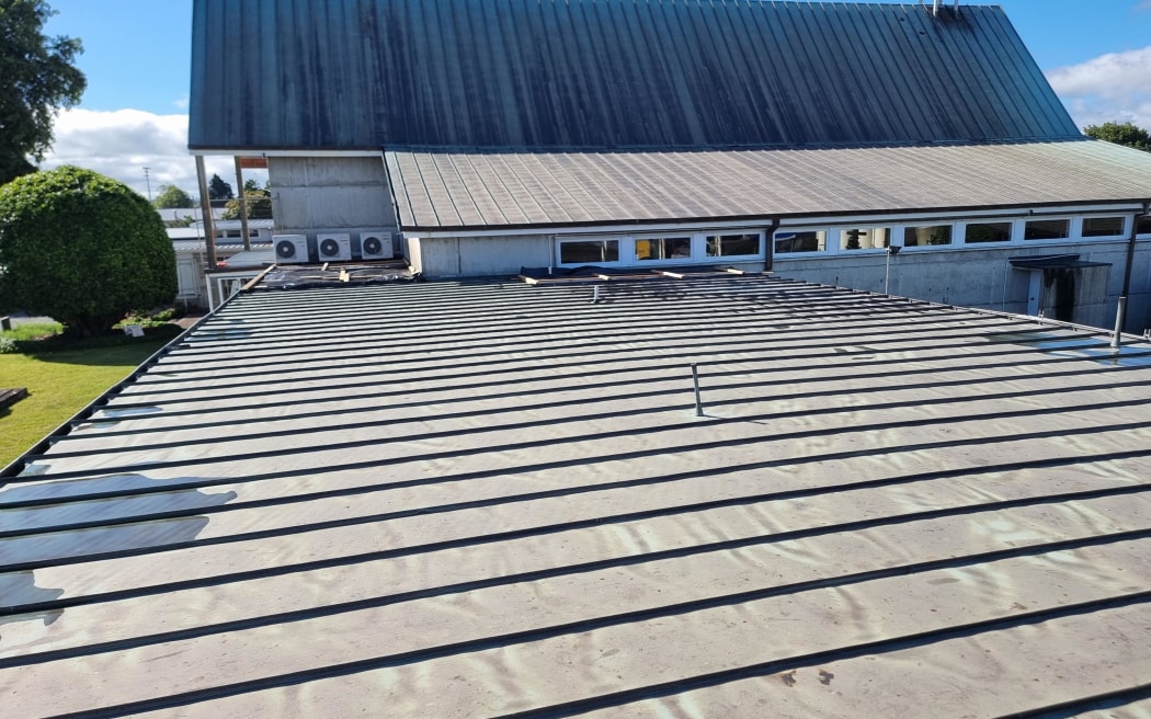 The roof of the Te Awamutu church has been under attack from copper thieves.