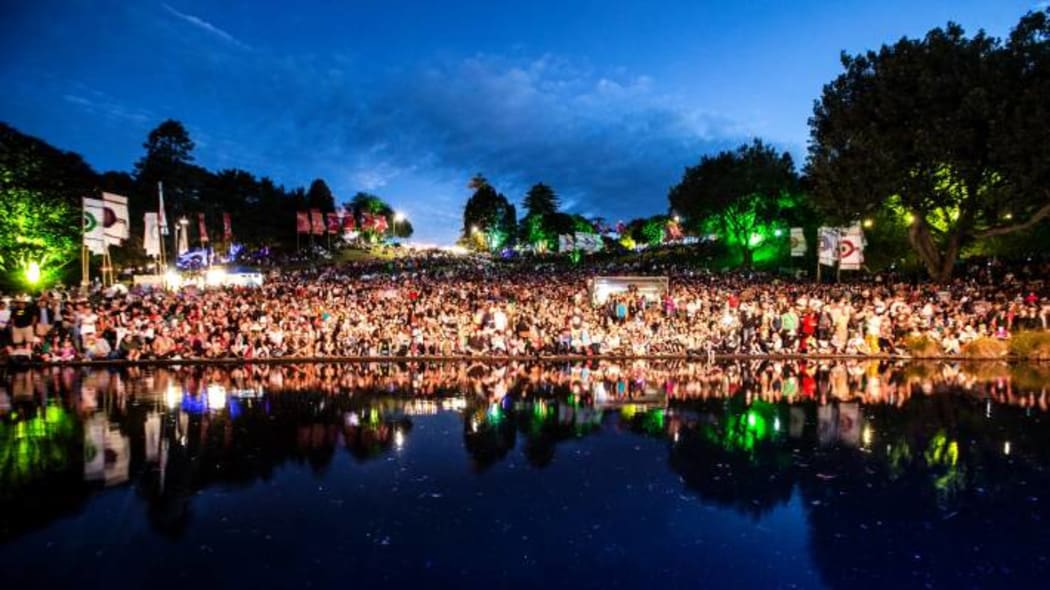 Womad Audience at the Bowl Stage