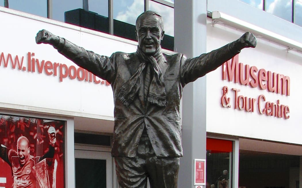 Bill Shankly statue outside Anfield