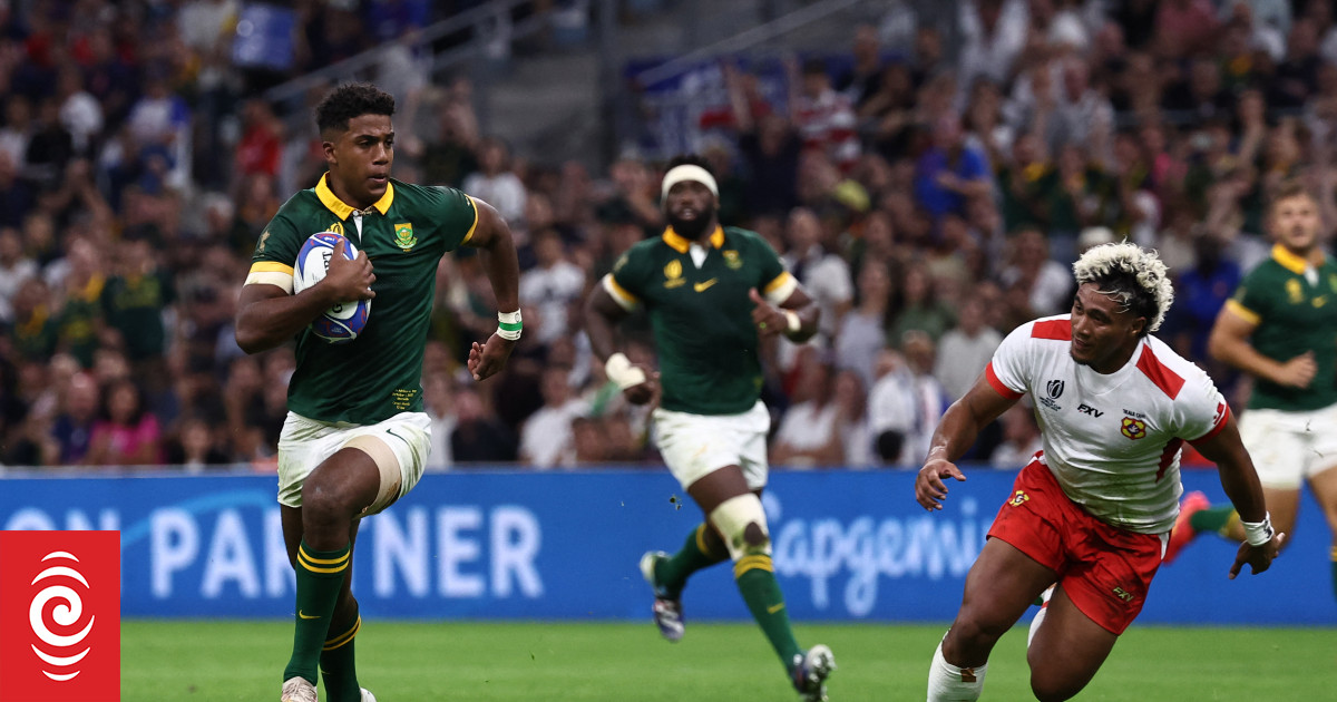 Rec Rugby World Cup Tonga v South Africa RNZ News