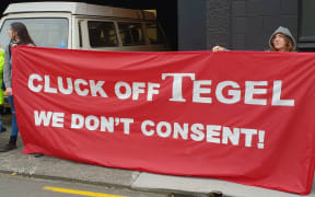 Tegel protest sign