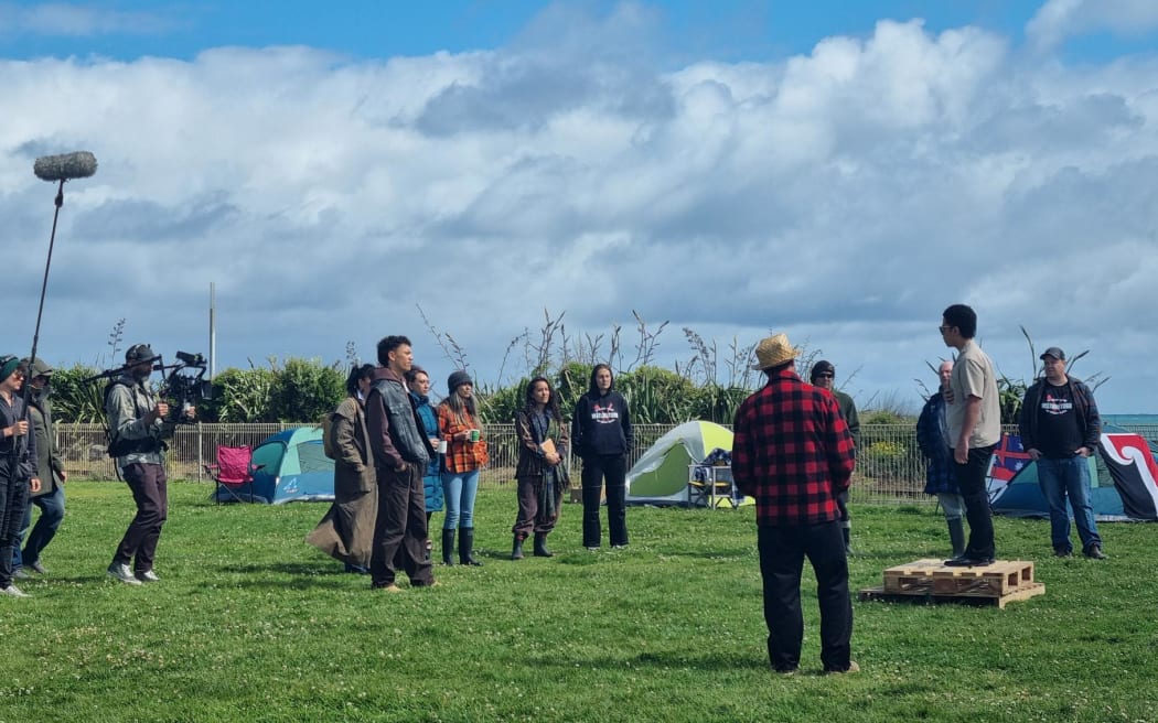 Warner Bros Discovery series Tangata Pai - which has been filming in New Plymouth - will include 30 percent te reo Māori dialogue.