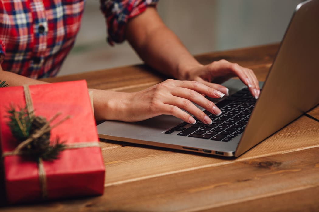 Christmas shoppers are increasingly avoiding the last-minute dash to the store by going online.
