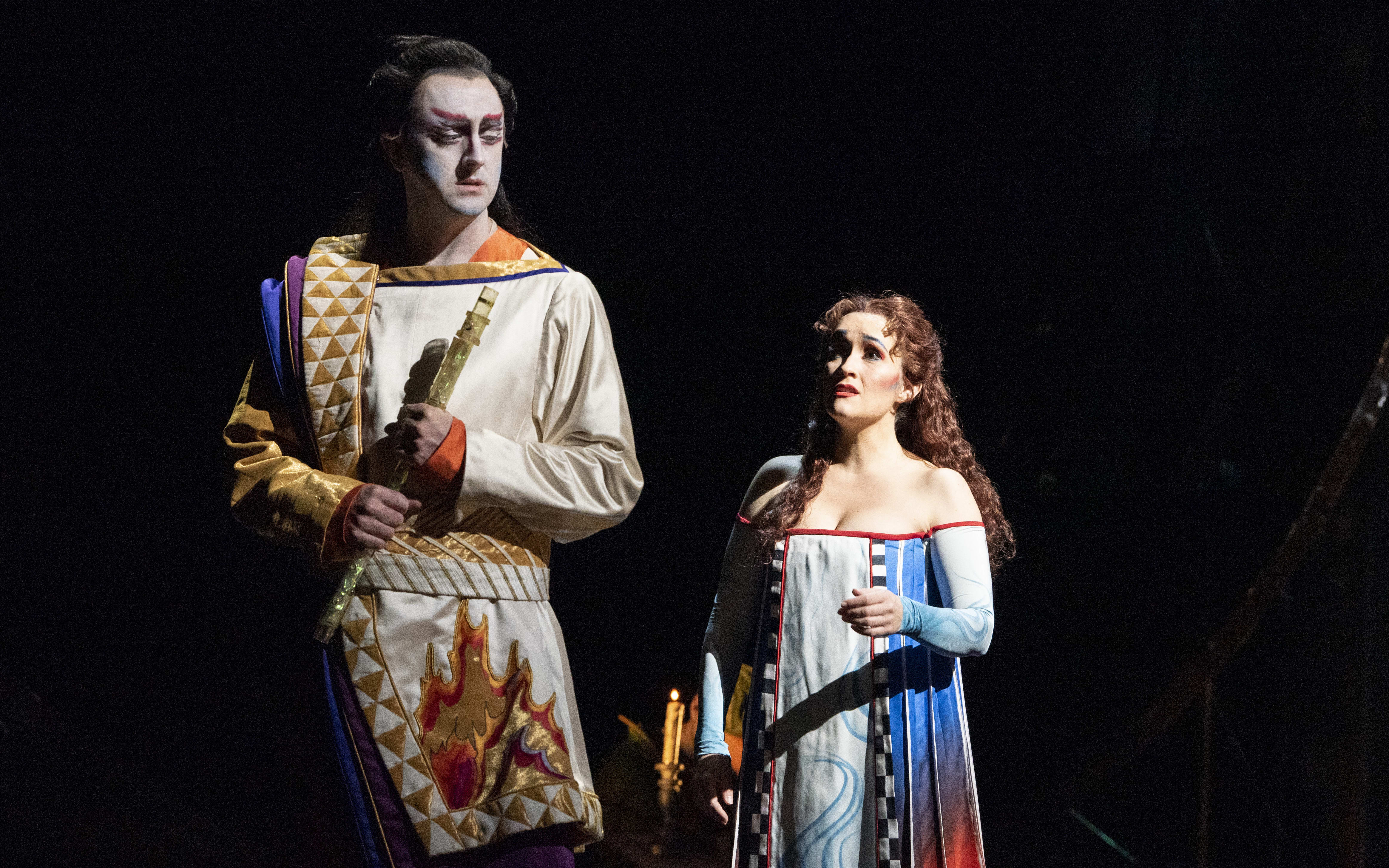 Tamino and Pamina in The Magic Flute