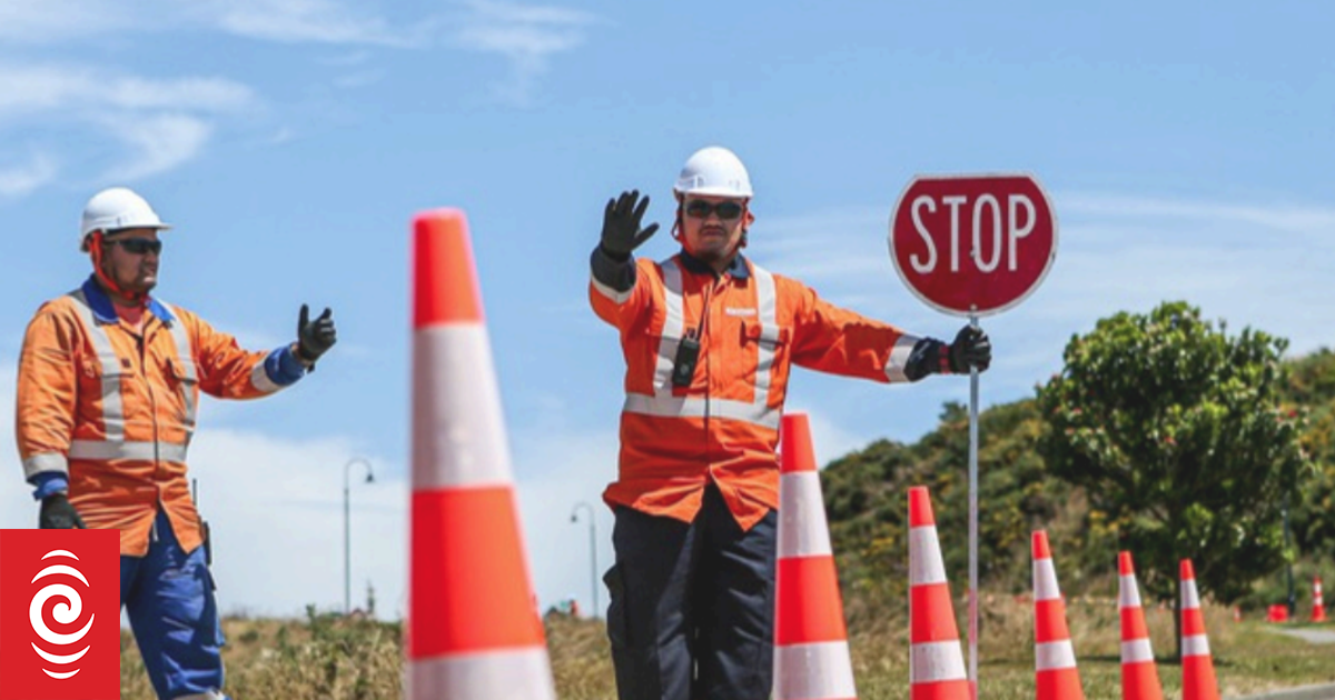 Road workers report being abused - verbally and physically - by frustrated drivers