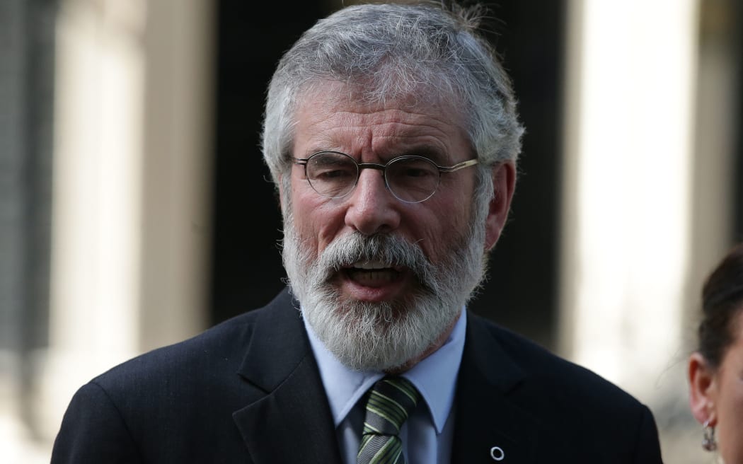 Sinn Fein President, Gerry Adams.